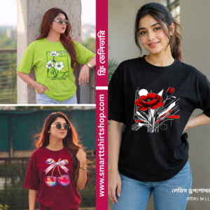 ৩ পিস স্টাইলিশ ড্রপ শোল্ডার Code: 02